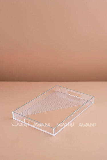 Sawani (Tray) - Silver and Clear