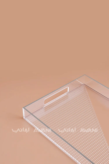 Sawani (Tray) - Silver and Clear