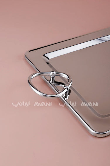 Rectangular Silver Serving Tray
