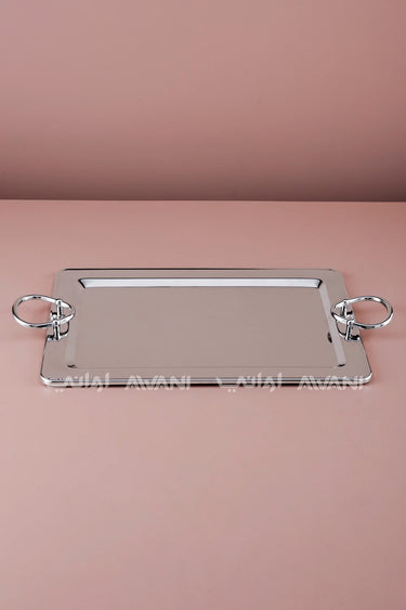 Rectangular Silver Serving Tray