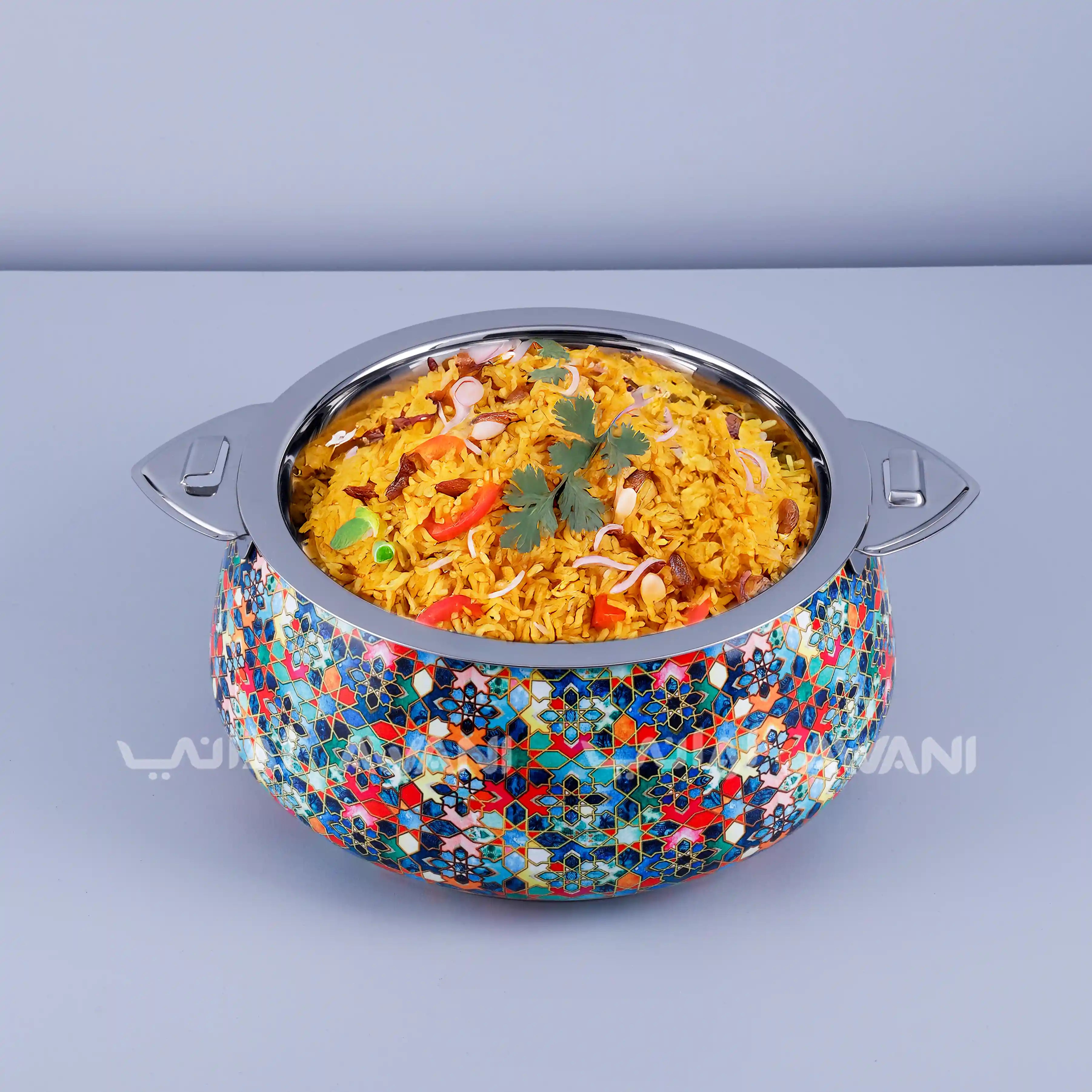 Mirna and Multicolor Hotpot Stainless steel - 2500 ML