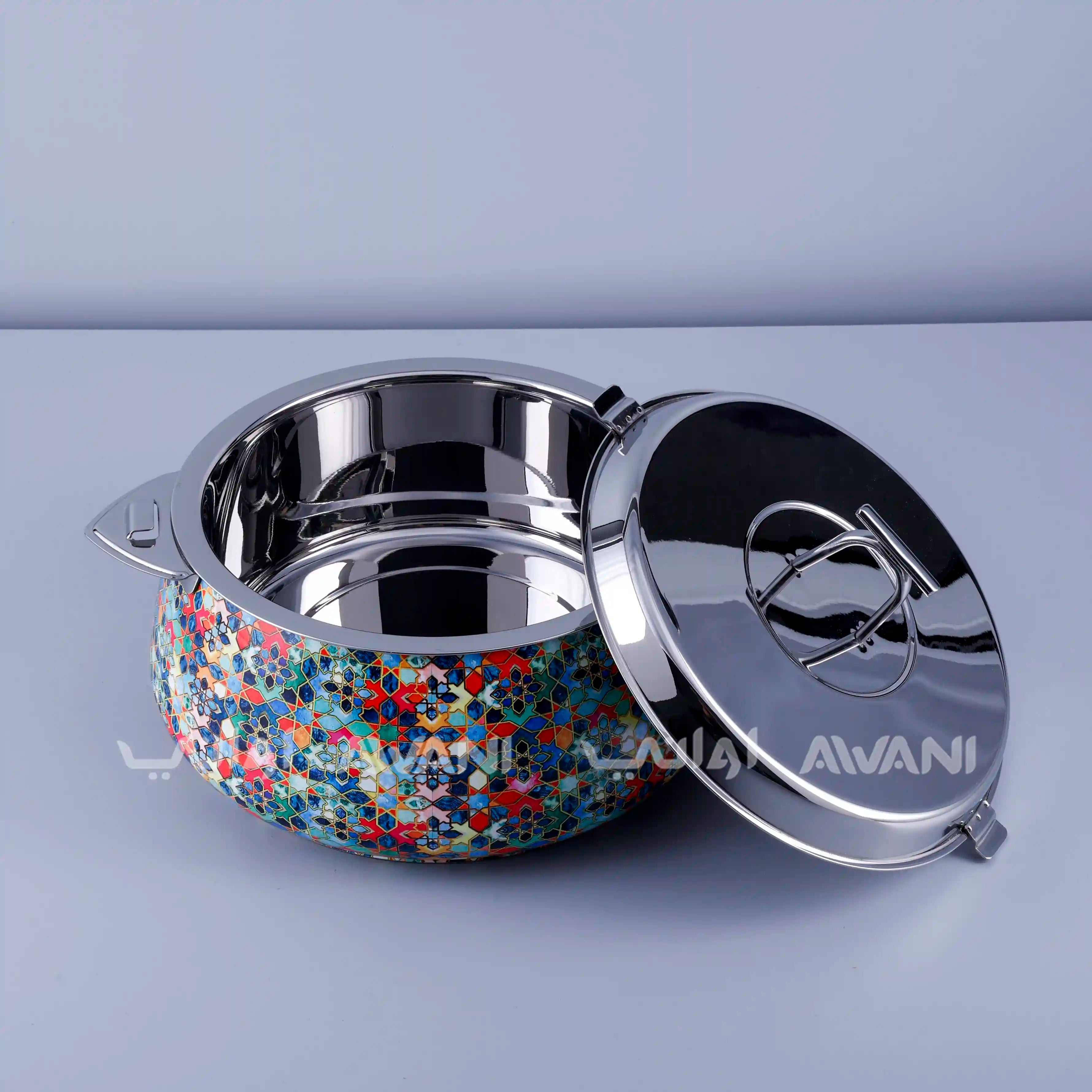 Mirna and Multicolor Hotpot Stainless steel - 3500 ML