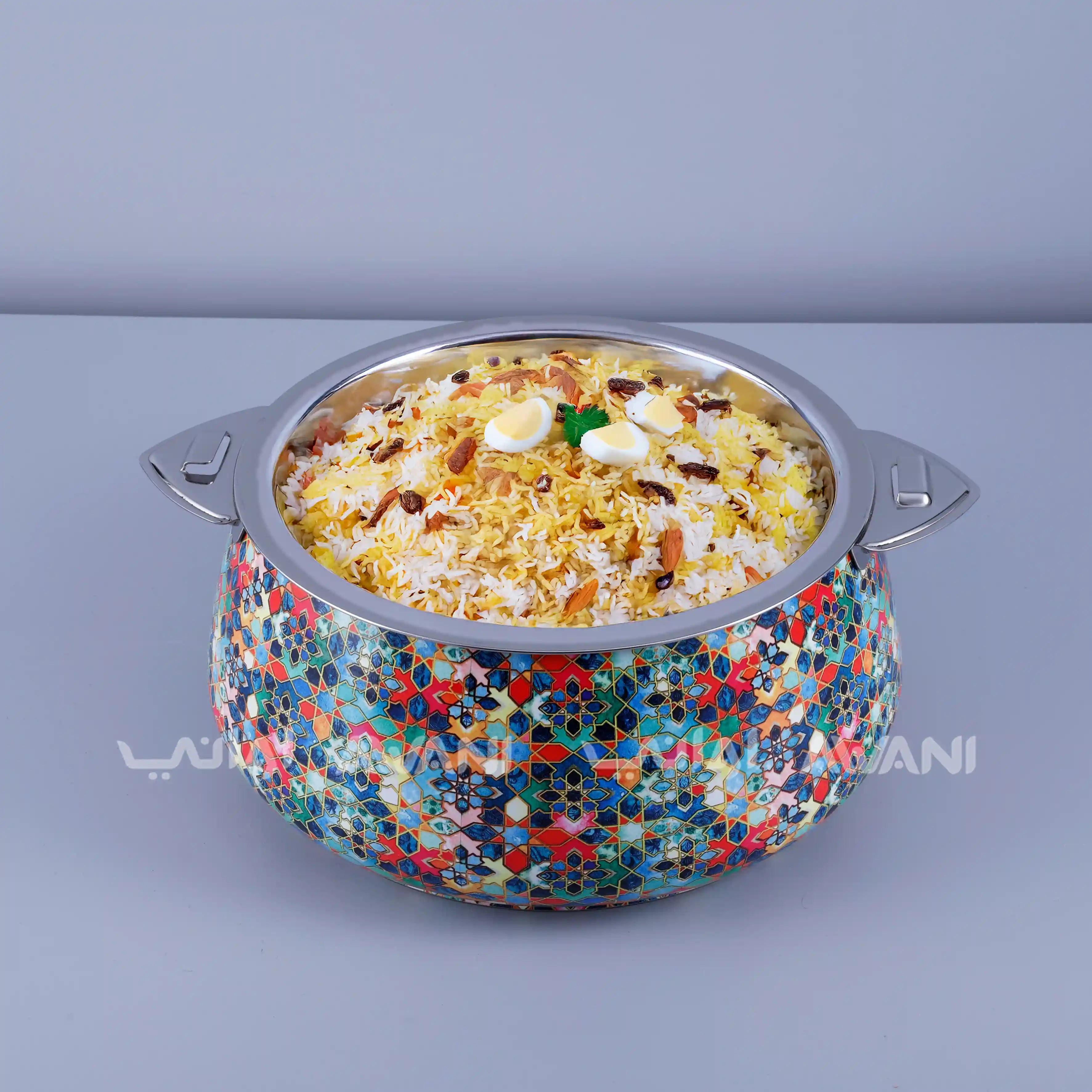 Mirna and Multicolor Hotpot Stainless steel - 3500 ML