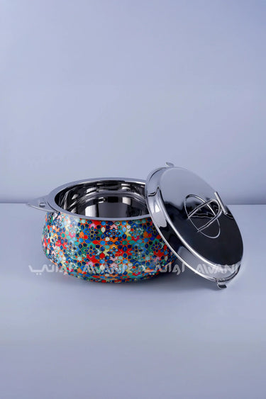 Multicolor Stainless Steel Hotpot – 5000 ML