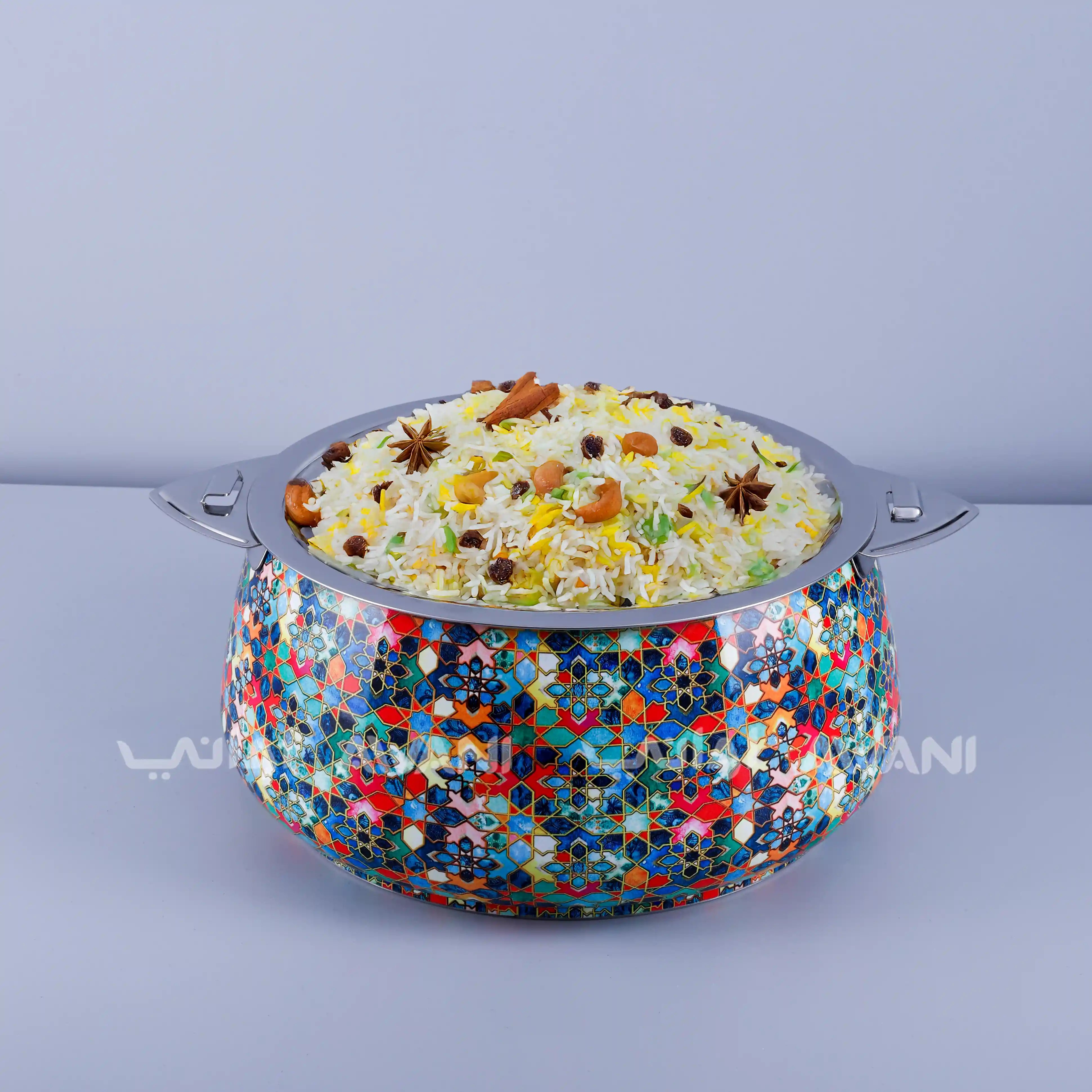 Mirna and Multicolor Hotpot Stainless steel - 5000 ML
