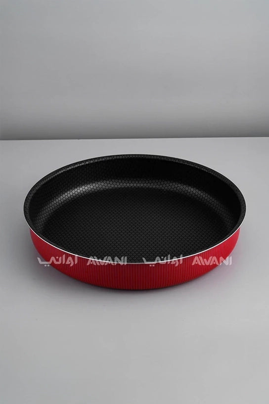 36cm Red Oven Pan – Non-Stick & Heat Diffusion Bakeware