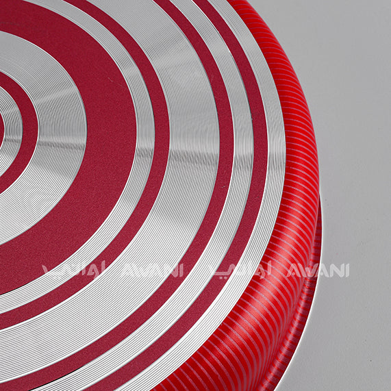 Baking Pan | Oven Dish | Non-Stick Coating | Heat Diffusion | Easy Cleaning | Red -
