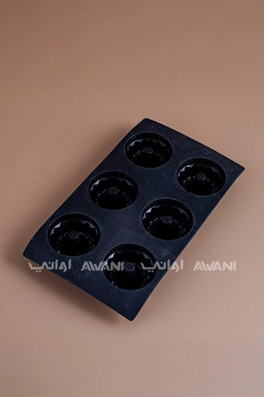 6-Cavity Silicone Donut Mold – Non-Stick Baking Tray