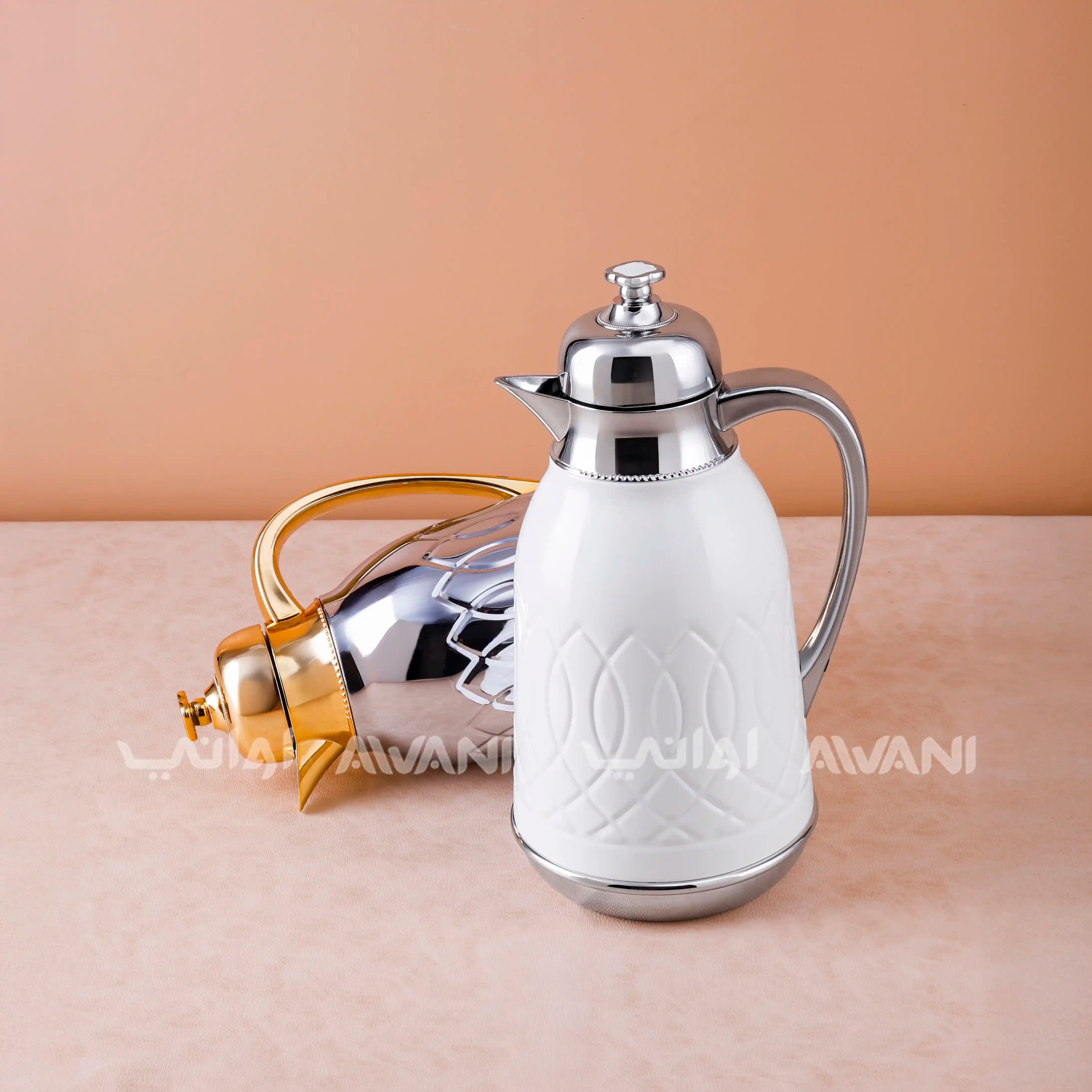 Flask Set – Silver & Gold Finish