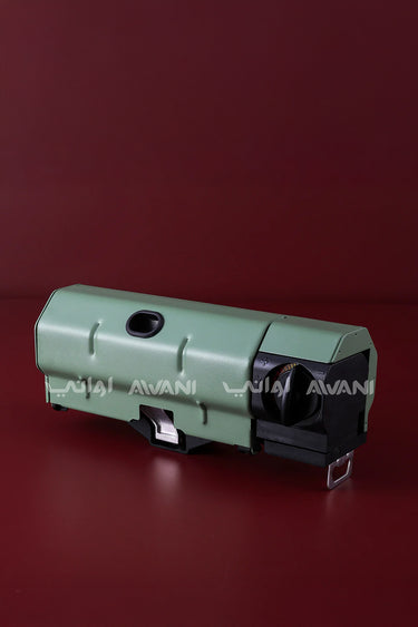 Green Compact Camping Stove with Adjustable Flame