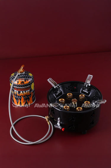 Ultra-Light Black Portable Gas Stove
