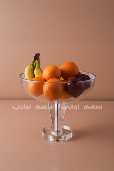 Crystal Clear Pedestal Glass Bowl