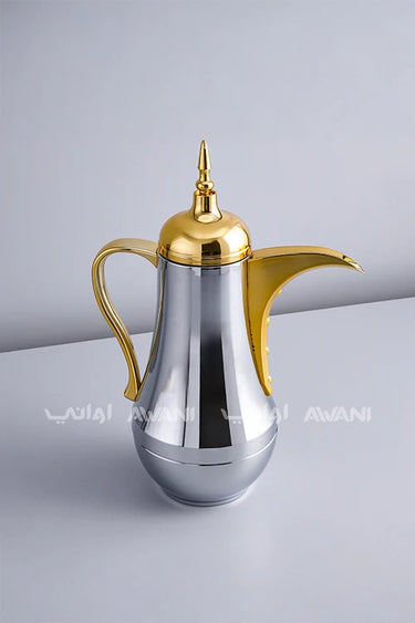 Arabic Vacuum Flask 1L | Leakproof Arabic Thermos keeps your Beverages Hot for long time