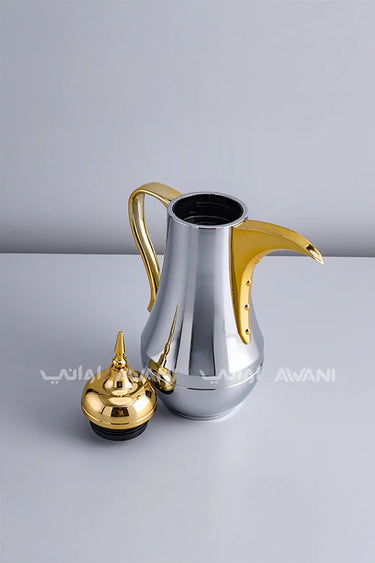 Arabic Vacuum Flask 1L | Leakproof Arabic Thermos keeps your Beverages Hot for long time