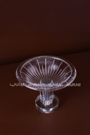 Small Round Crystal Fruit Bowl