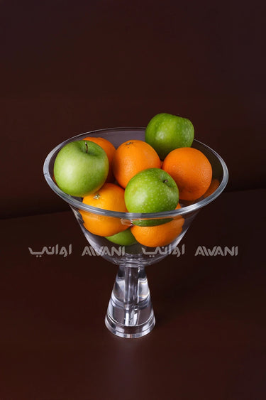 Large Round Crystal Fruit Bowl