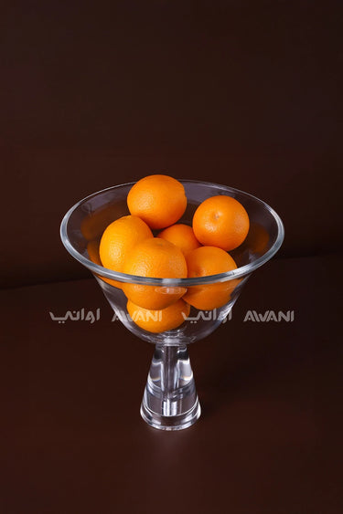 Large Round Crystal Fruit Bowl