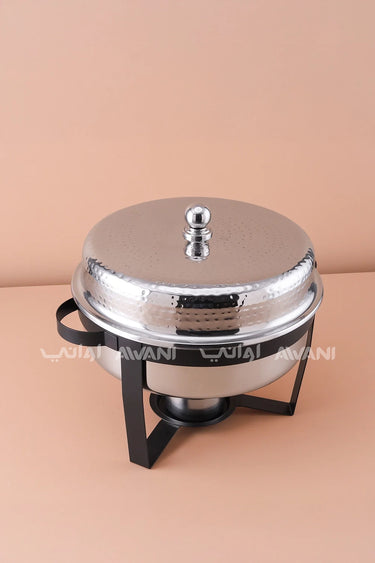 Tri-Glow 5L Chafing Dish – Silver & Black