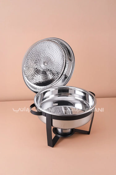 Tri-Glow 5L Chafing Dish – Silver & Black
