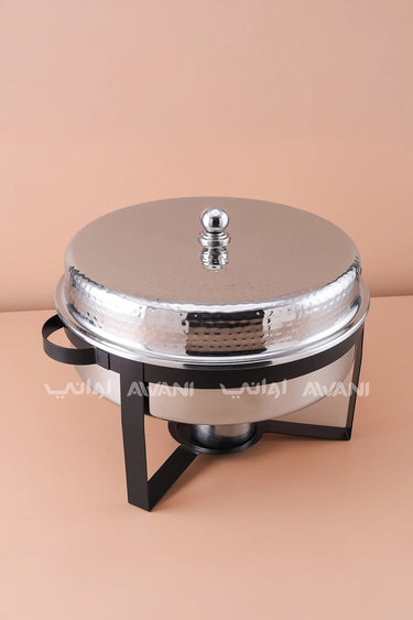 Tri-Glow 7L Chafing Dish – Silver & Black