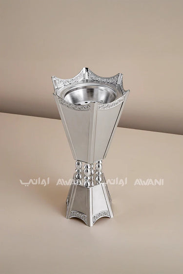 Elegant Silver Metal (Incense Burner) Silver - L