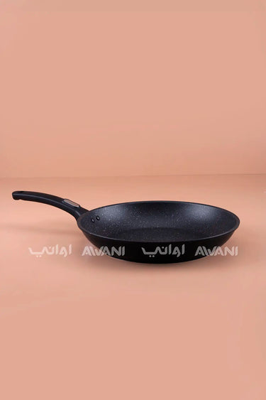 Non-Stick Frying Pan with Marble Coating – [28 CM] - Black