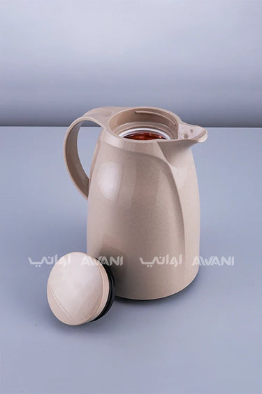 Elegant Lite Brown Thermal Flask – 1 Liter