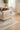 Clear Acrylic Nesting Side Table Set with Gold Trim (3-Piece)