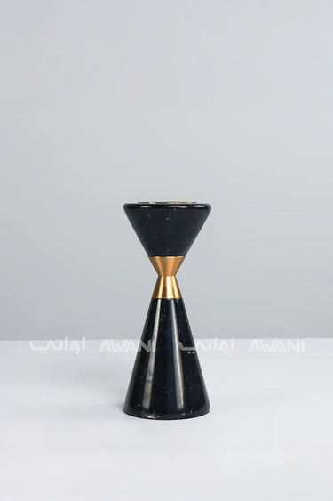 Modern Ceramic Black & Gold Burner Holders