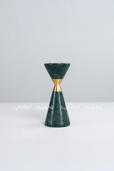 Modern Ceramic Green & Gold Burner Holders