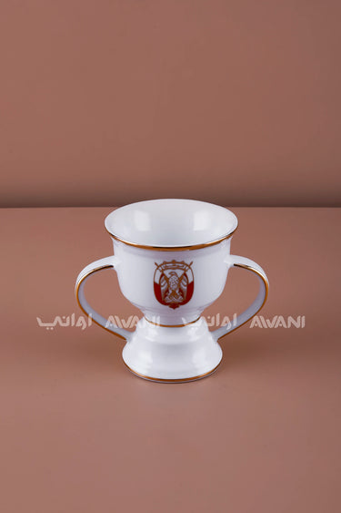 Incense Burner with Dual Handles - Abu dhabi Logo