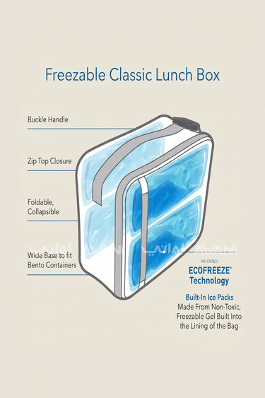 FREEZABLE LUNCH BAG BLACK