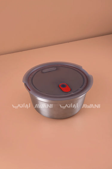 Stainless Steel Food Bowl (950ml) – Microwave-Safe & Leak-Proof