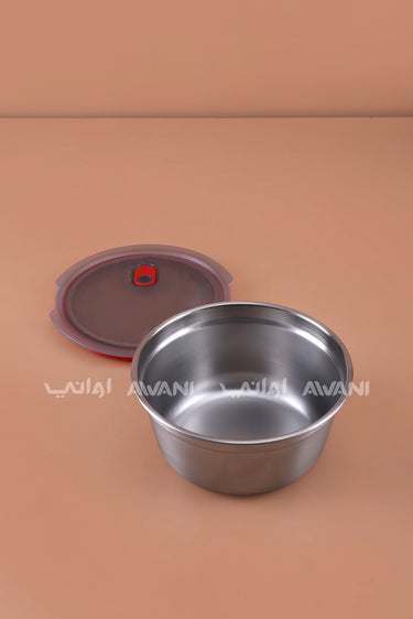 Stainless Steel Food Bowl (950ml) – Microwave-Safe & Leak-Proof