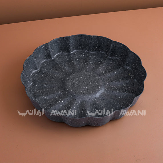 Round Design Tart Pans | cake | Black Color  - 20 Cm