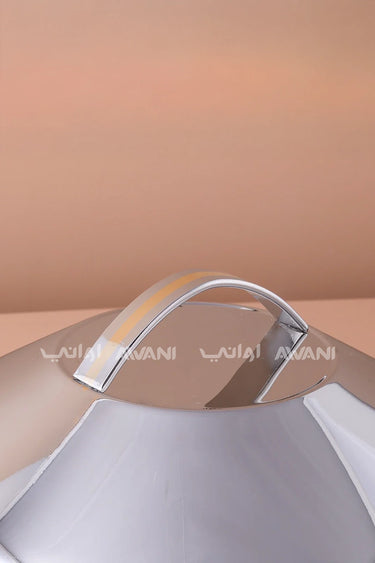 وعاء ساخن، وعاء ساخن فاخر من الفولاذ المقاوم للصدأ مع عزل نفخ، مثالي للمنزل والمطاعم لتعزيز جمال طعامك - 2000 مل