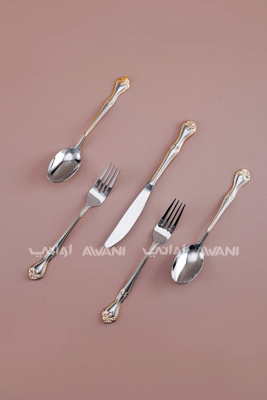 86-Piece Stainless Steel Cutlery Set with Wooden Case