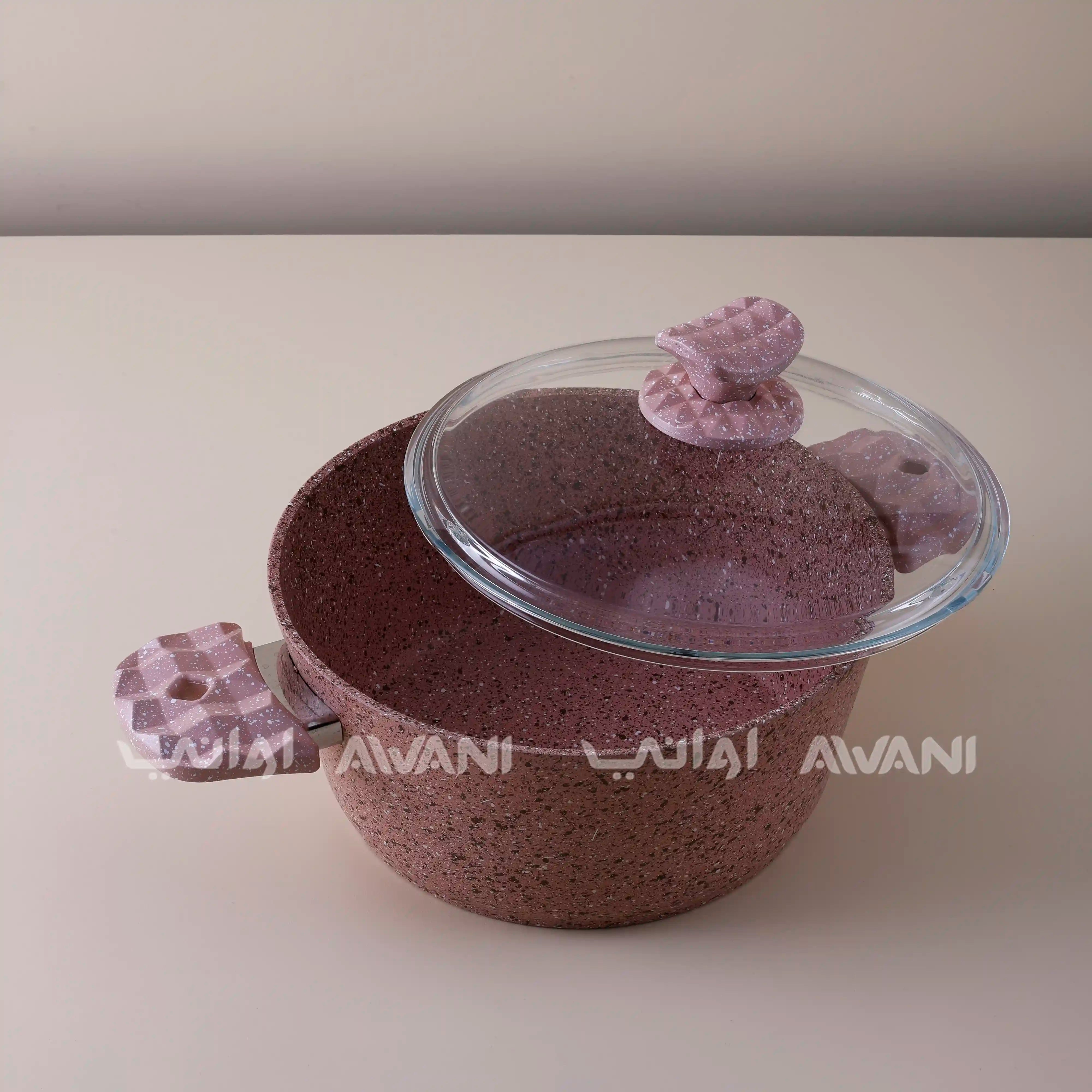 Granite  24CM Pink Casserole