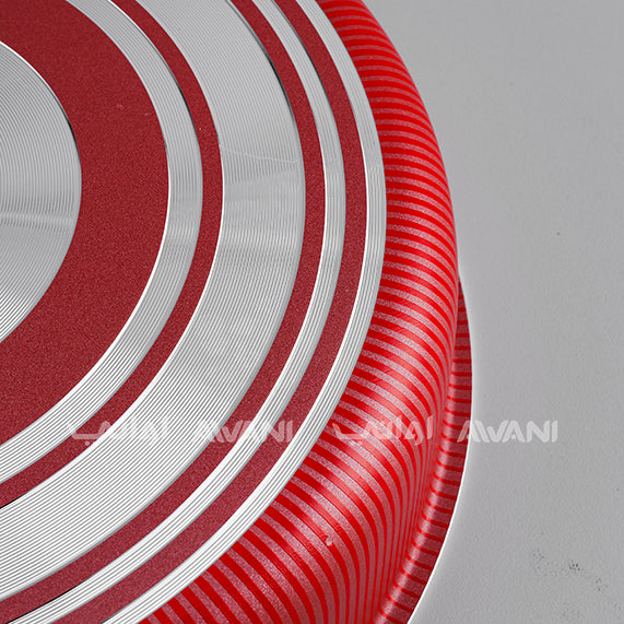 Baking Pan | Oven Dish | Non-Stick Coating | Heat Diffusion | Easy Cleaning | Red - 25 Cm