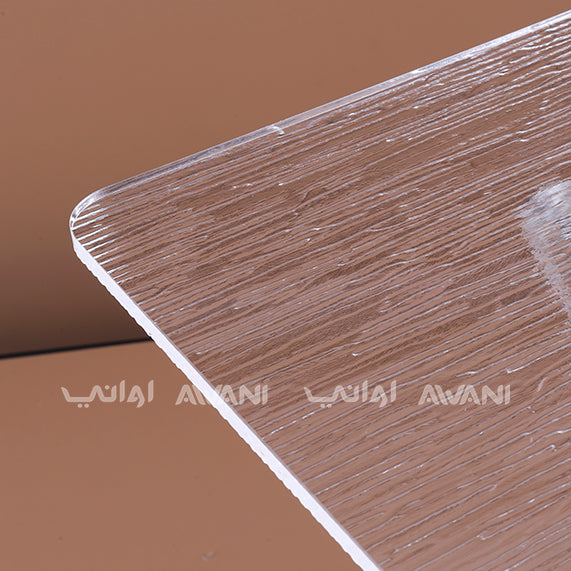 Folding acrylic  serving Table