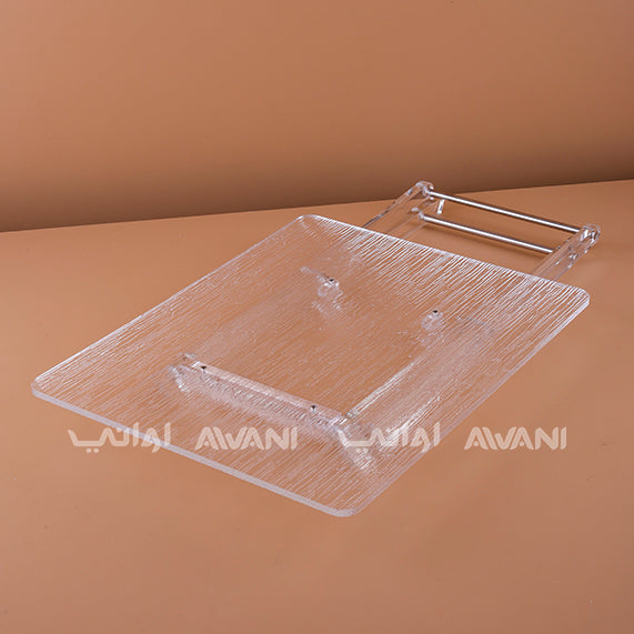 Folding acrylic  serving Table