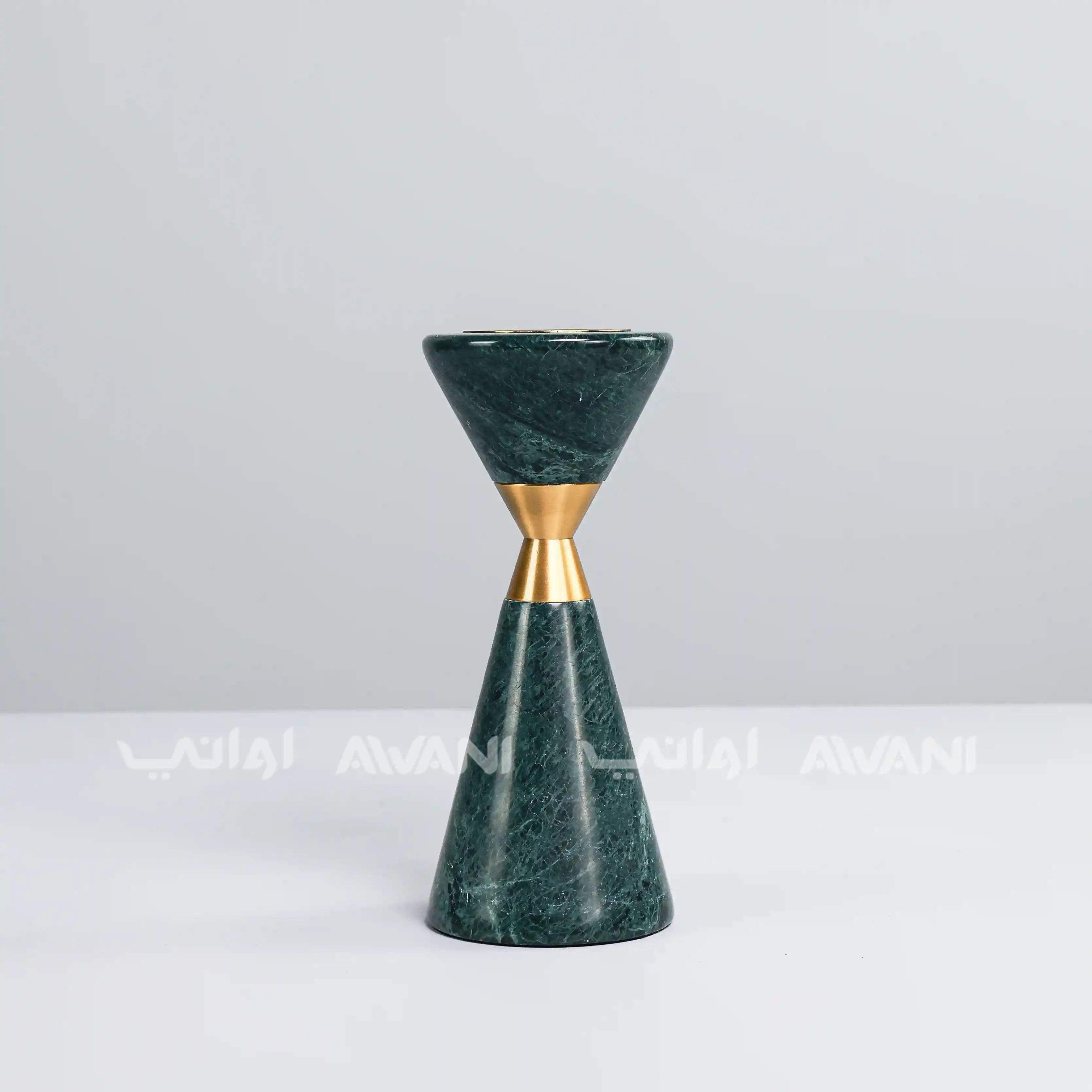 Modern Ceramic Green & Gold Burner Holders
