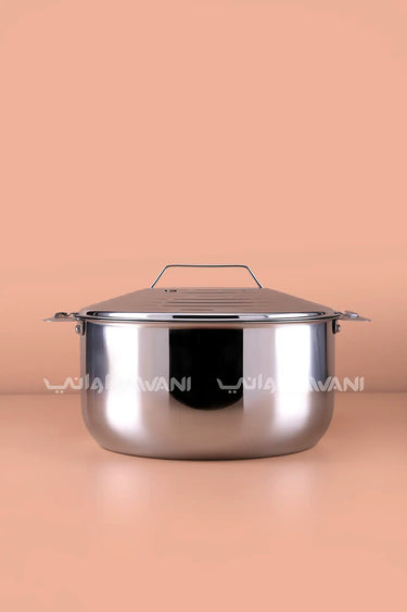 Insulated Stainless Steel Hot Pot – Silver Silver (7500 ml)