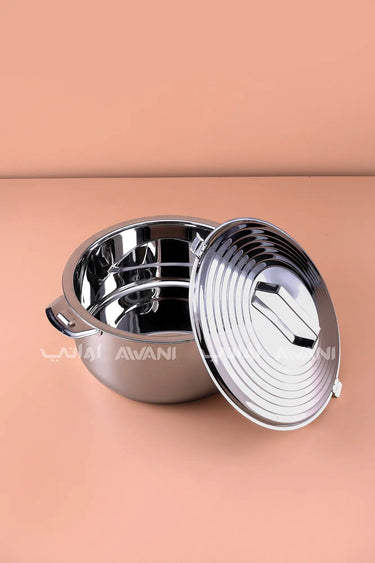Insulated Stainless Steel Hot Pot – Silver Silver (7500 ml)
