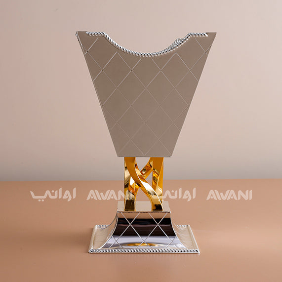 Incense Burner - Silver + Gold