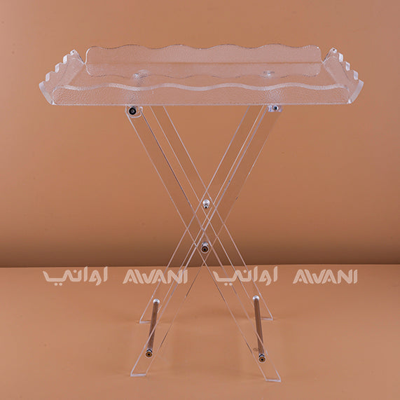 Clear acrylic Wave table
