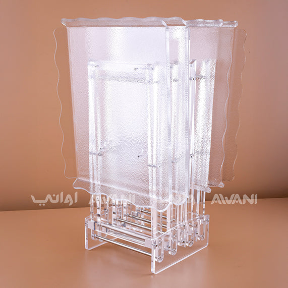 Clear acrylic Wave table