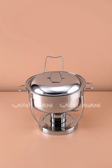 5 L Stainless Steel Chafer | Professional Buffet Food Warmer & Server - Silver