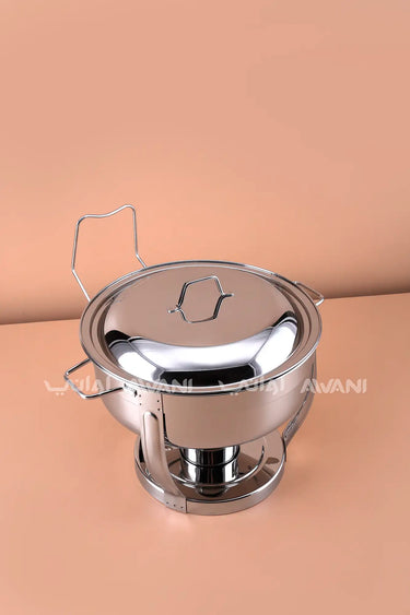5 L Stainless Steel Chafer | Professional Buffet Food Warmer & Server - Silver