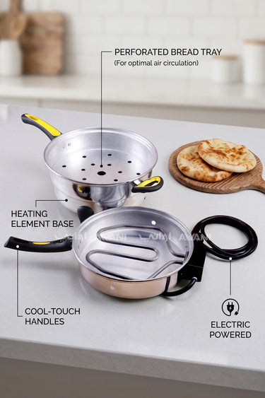 Classic Electric Griddle for Khameer Bread - Small